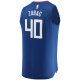 Men's LA Clippers Ivica Zubac Fanatics Royal Fast Break Replica Jersey - Icon Edition