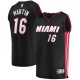 Men's Miami Heat Caleb Martin Fanatics Black 2021/22 Fast Break Replica Jersey - Icon Edition