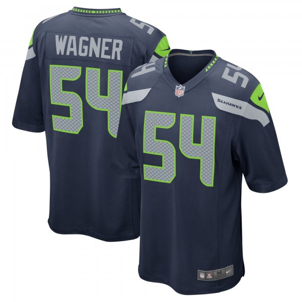 Men's Seattle Seahawks Bobby Wagner Nike College Navy Game Team Jersey