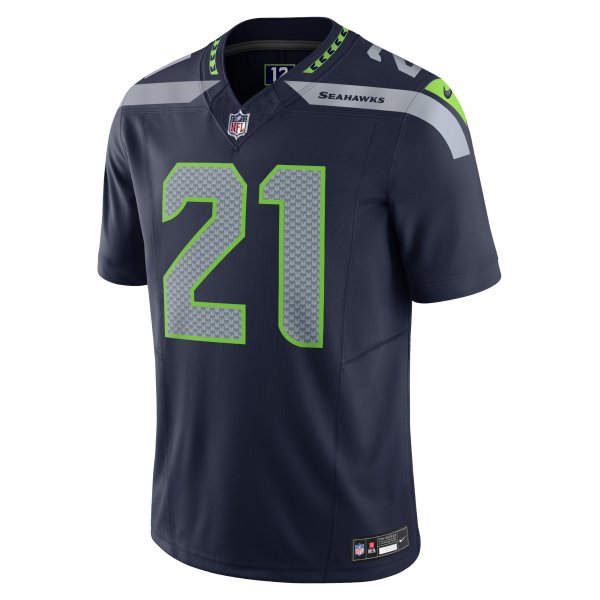 Men's Seattle Seahawks Devon Witherspoon Nike Navy Vapor F.U.S.E. Limited Jersey