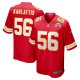 Men's Kansas City Chiefs George Karlaftis Nike Red Player Game Jersey