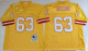 Mitchell And Ness Tampa Bay Buccaneers #63 Lee Roy Selmon Gold Throwback Stitched NFL Jersey