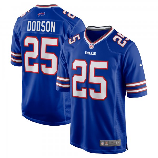 Men's Buffalo Bills Tyrel Dodson Nike  Royal Team Game Jersey