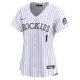 Women's Colorado Rockies Nike White #1 Mom Home Limited Jersey