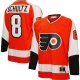 Men's Philadelphia Flyers Dave Schultz Mitchell & Ness Orange  1974/75 Blue Line Player Jersey