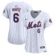 Women's New York Mets #6 Starling Marte Nike White Home Limited Player Jersey