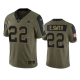 Dallas Cowboys Emmitt Smith Olive 2021 Salute To Service Men's Limited NFL Jersey