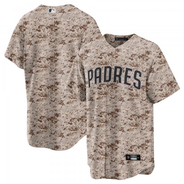 Men's San Diego Padres Nike Camo USMC Alternate Replica Team Jersey