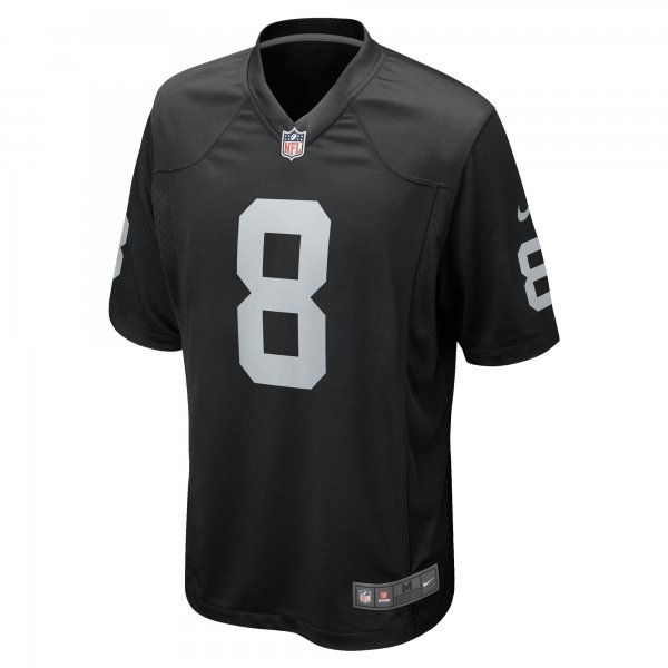 Men's Las Vegas Raiders Josh Jacobs Nike Black Game Player Jersey