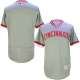 Cincinnati Reds Blank Grey Flexbase Collection Cooperstown Stitched MLB Jersey