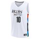 Men's Brooklyn Nets Ben Simmons Fanatics White Fastbreak Jersey - City Edition