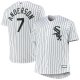 Men's Chicago White Sox Tim Anderson White Big & Tall Replica Player Jersey