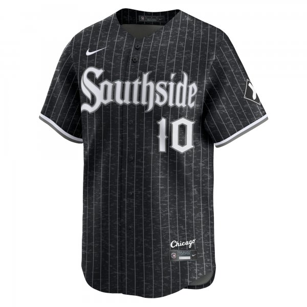 Men's Chicago White Sox YoÃÂ¡n Moncada Nike Black City Connect Player Jersey