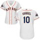 Houston Astros #10 Yuli Gurriel White Home 2017 World Series Champions Women's Stitched MLB Jersey