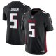 Men's Atlanta Falcons Drake London Nike Black Vapor F.U.S.E. Limited Jersey