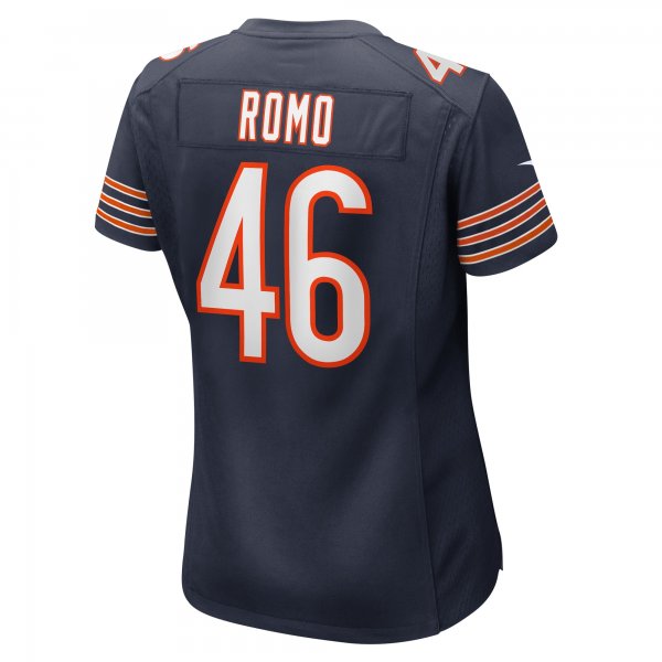 Women's Chicago Bears John Parker Romo Nike  Navy Team Game Jersey