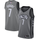 Men's Brooklyn Nets #7 Kevin Durant Gray NBA 2020/21 Swingman Statement Edition Jersey