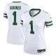 Women's New York Jets Sauce Gardner Nike Legacy White Legend Jersey