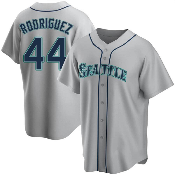 Men's Seattle Mariners #44 Julio Rodriguez Nike Grey Player MLB Jersey