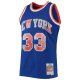 Men's New York Knicks Patrick Ewing Mitchell & Ness Blue 1991/92 Hardwood Classics NBA 75th Anniversary Diamond Swingman Jersey