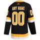 Men's Boston Bruins adidas Black 2019/20 Alternate Custom Jersey