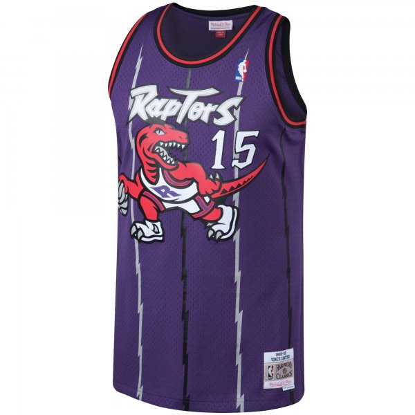 Men's Toronto Raptors Vince Carter Mitchell & Ness Purple 1998/99 Big & Tall Hardwood Classics Swingman Jersey