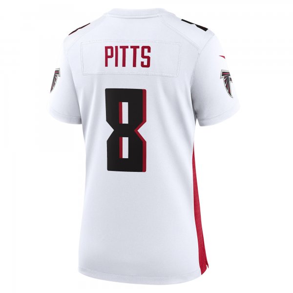 Women's Atlanta Falcons Kyle Pitts Nike White Game Player Jersey