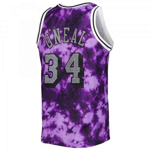 Men's Los Angeles Lakers Shaquille O'Neal Mitchell & Ness Purple 1996/97 Galaxy Swingman Jersey