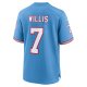 Men's Tennessee Titans Malik Willis Nike Light Blue Oilers Throwback Alternate Game Player Jersey