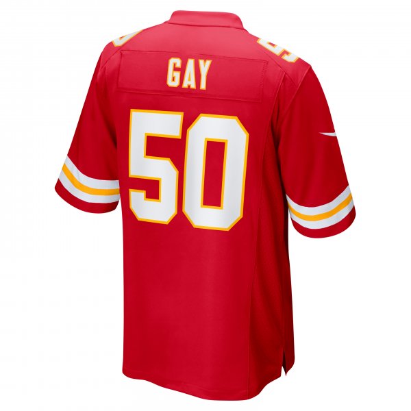 Men's Kansas City Chiefs Willie Gay Nike Red Game Jersey