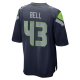 Men's Seattle Seahawks Levi Bell Nike College Navy Team Game Jersey