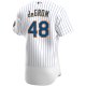 Men's New York Mets Jacob deGrom Nike White Home Player Jersey