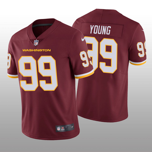 Men's Washington Football Team #99 Chase Young Burgundy Jersey