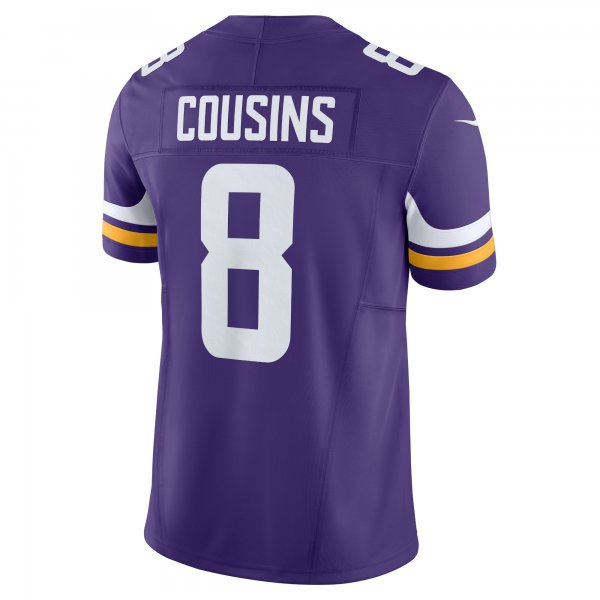 Men's Minnesota Vikings Kirk Cousins Nike Purple Vapor F.U.S.E. Limited Jersey