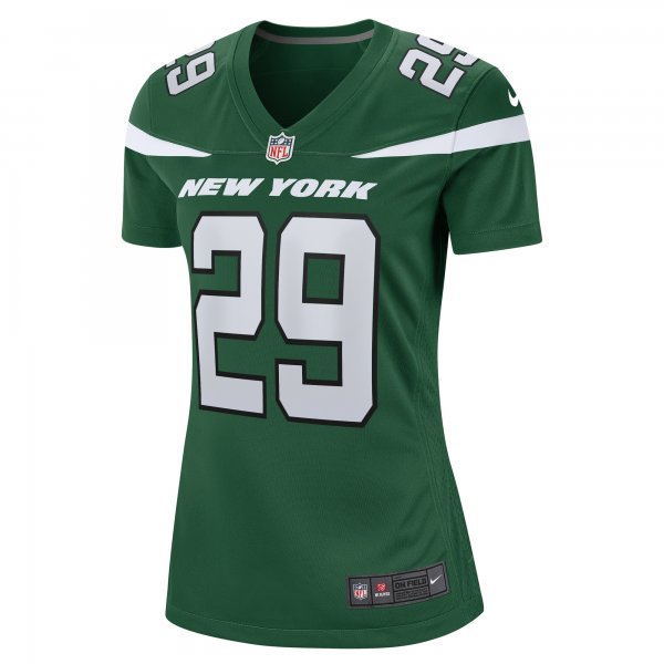 Women's New York Jets Jarrick Bernard Converse Nike Gotham Green  Game Jersey