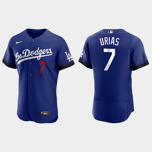 Julio Urias Los Angeles Dodgers 2021 City Connect Jersey - Royal