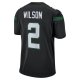 Men's New York Jets Zach Wilson Nike Black Alternate Game Jersey