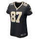 Women's New Orleans Saints Lucas Krull Nike Black Game Player Jersey