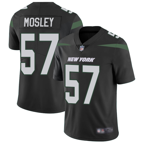 New York Jets #57 C.J. Mosley Black Alternate Youth Stitched Nike NFL Vapor Untouchable Limited Jersey