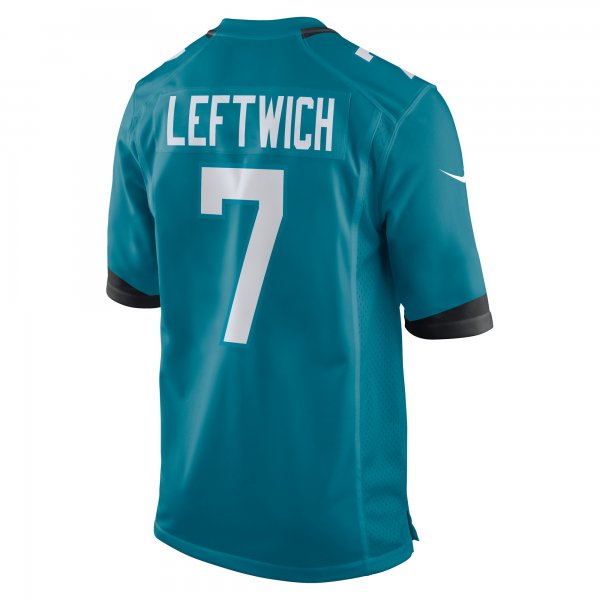 Men's Jacksonville Jaguars Byron Leftwich Nike Teal Retired Player Game Jersey