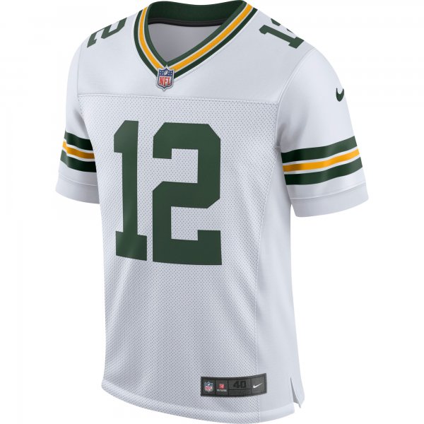 Men's Green Bay Packers Aaron Rodgers Nike White Classic Elite Player Jersey