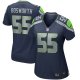 Women's Seattle Seahawks Brian Bosworth Nike College Navy Game Retired Player Jersey