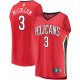 Men's New Orleans Pelicans C.J. McCollum Fanatics Red Fast Break Replica Player Jersey - Statement Edition