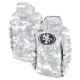 Men's Nike Arctic Camo San Francisco 49ers 2024 Salute To Service Club Fleece Pullover Hoodie