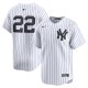 Youth New York Yankees Juan Soto Nike White Home Limited Player Jersey