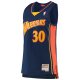 Women's Golden State Warriors Stephen Curry Mitchell & Ness Navy 2009-10 Hardwood Classics Swingman Jersey