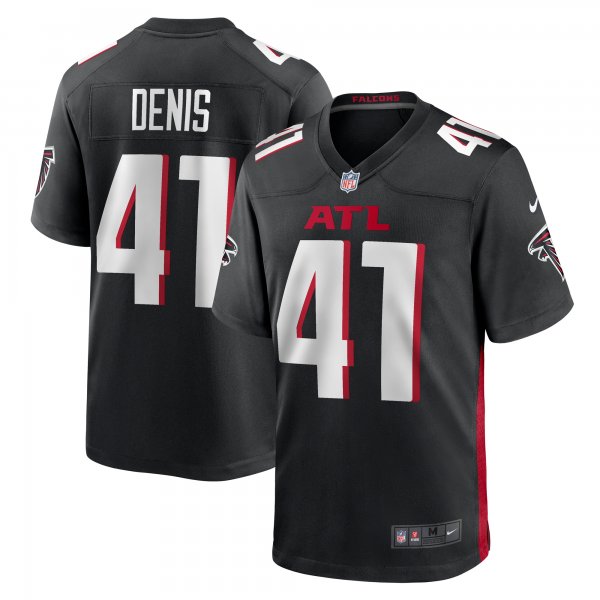 Men's Atlanta Falcons Lukas Denis Nike  Black  Game Jersey