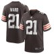 Men's Cleveland Browns Denzel Ward Nike Brown Player Game Jersey