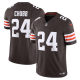 Men's Cleveland Browns #24 Nick Chubb Nike Brown Vapor F.U.S.E. Limited Jersey