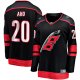 Women's Carolina Hurricanes Sebastian Aho Fanatics Black Home Breakaway Player Jersey